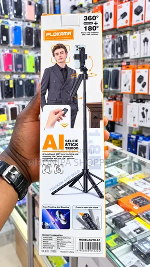 PLOKAMA AUTO-A7 AI Intelligent 360° Face Tracking Selfie Stick Tripod.