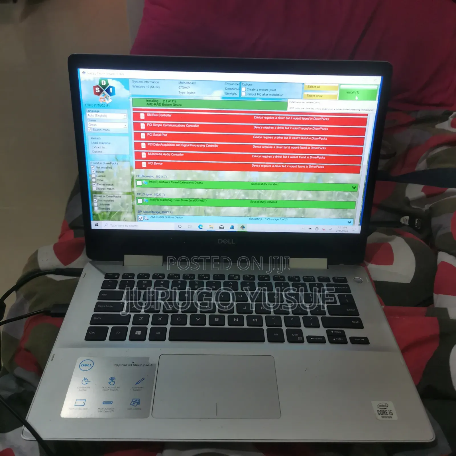 Laptop Dell Inspiron 14 5491 2-in-1 8GB Intel Core i5 SSD 250GB