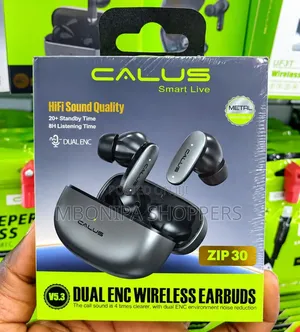 CALUS ZIP 30 Wireless Earbuds - Bluetooth 5.3, Dual ENC, HiFi Sound