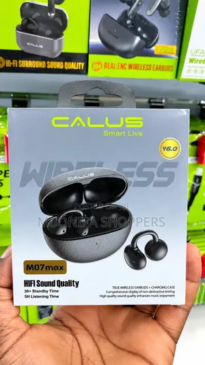 CALUS M07max Wireless Earbuds - HiFi Sound Open Ear TWS Clip