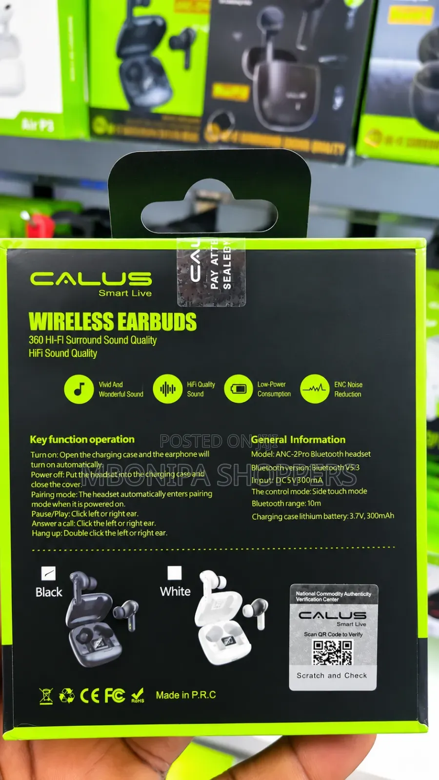 Calus Anc-2 Pro Wireless Earbuds