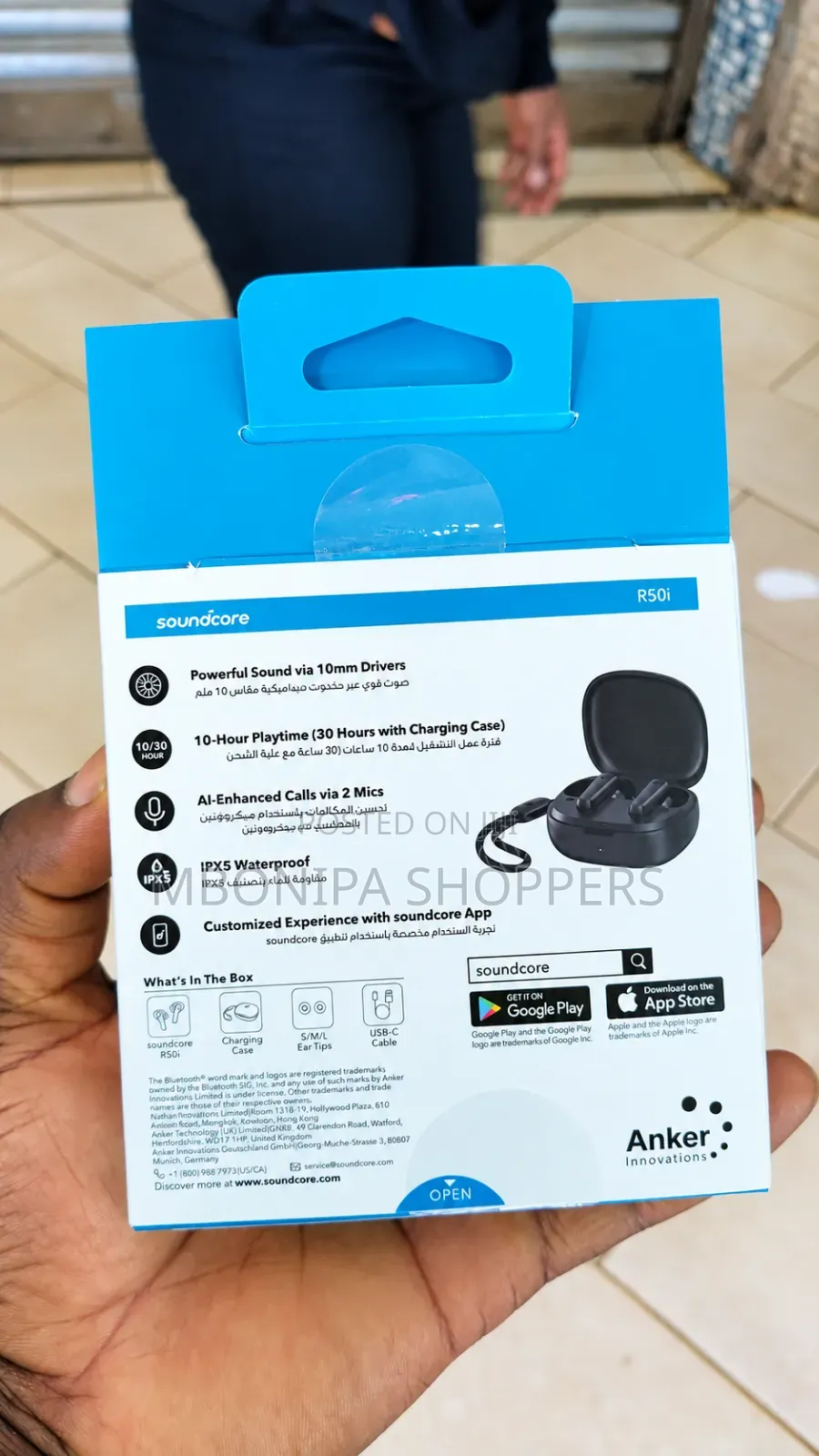 Anker Soundcore R50I Inear Earbuds 30+ Hours Playtime
