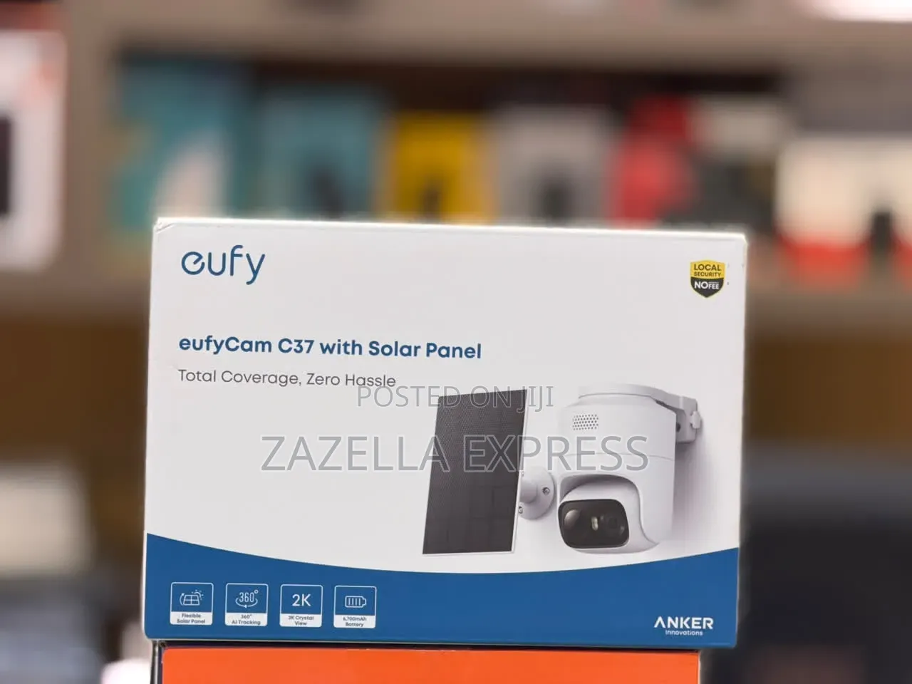 Eufy Security eufyCam C37 Solar Security Camera Outdoor Wireless