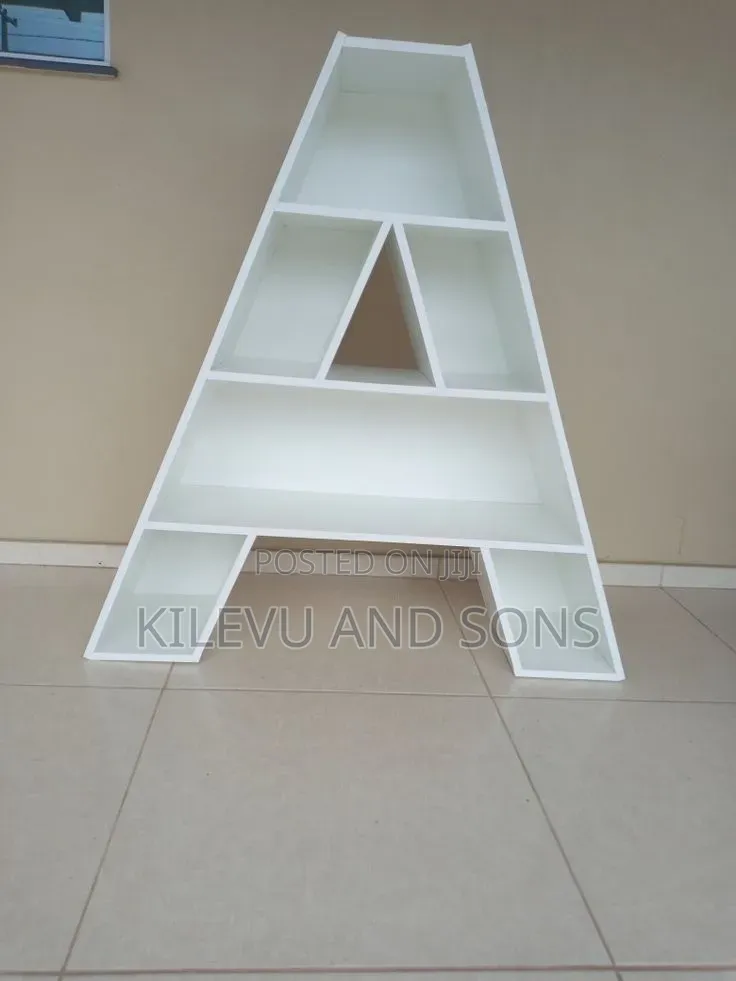 Letter a Simple Bookshelves