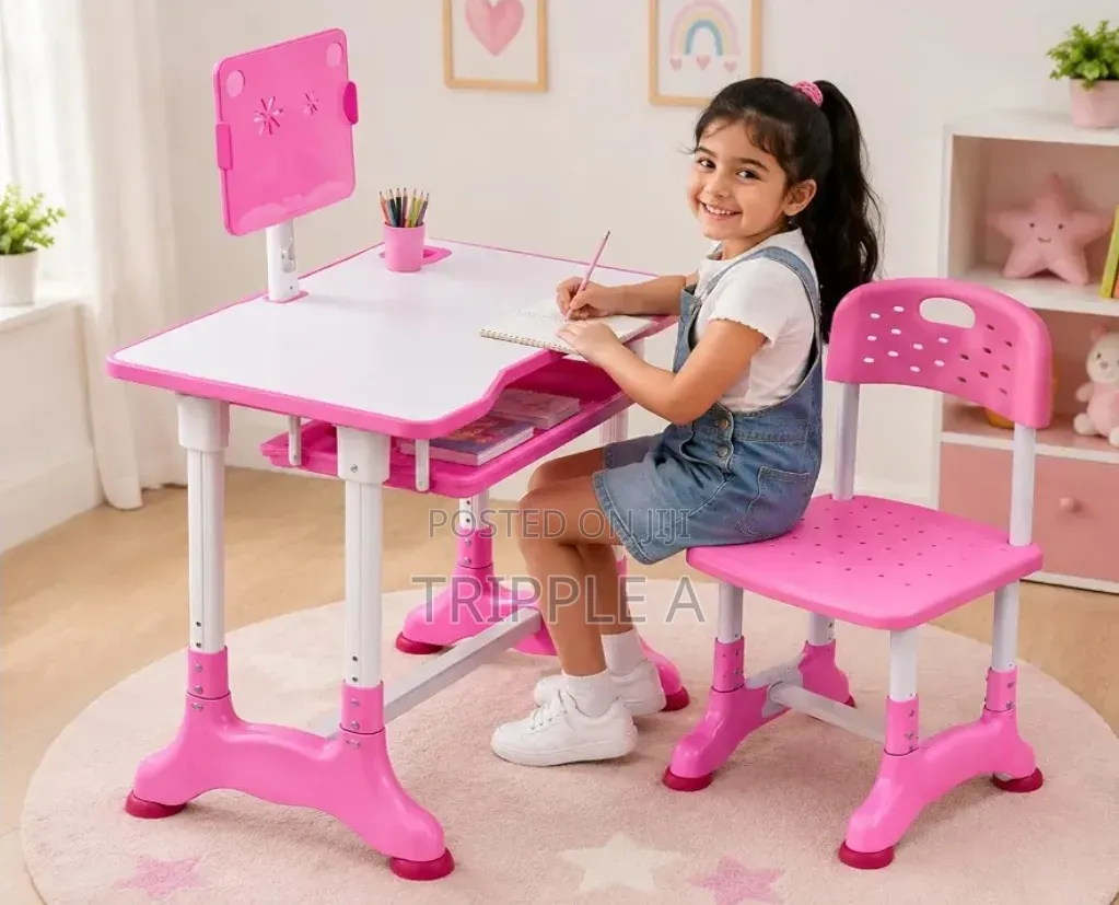 Ergonomic Study Table and Chair for Kids