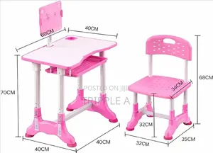 Ergonomic Study Table and Chair for Kids