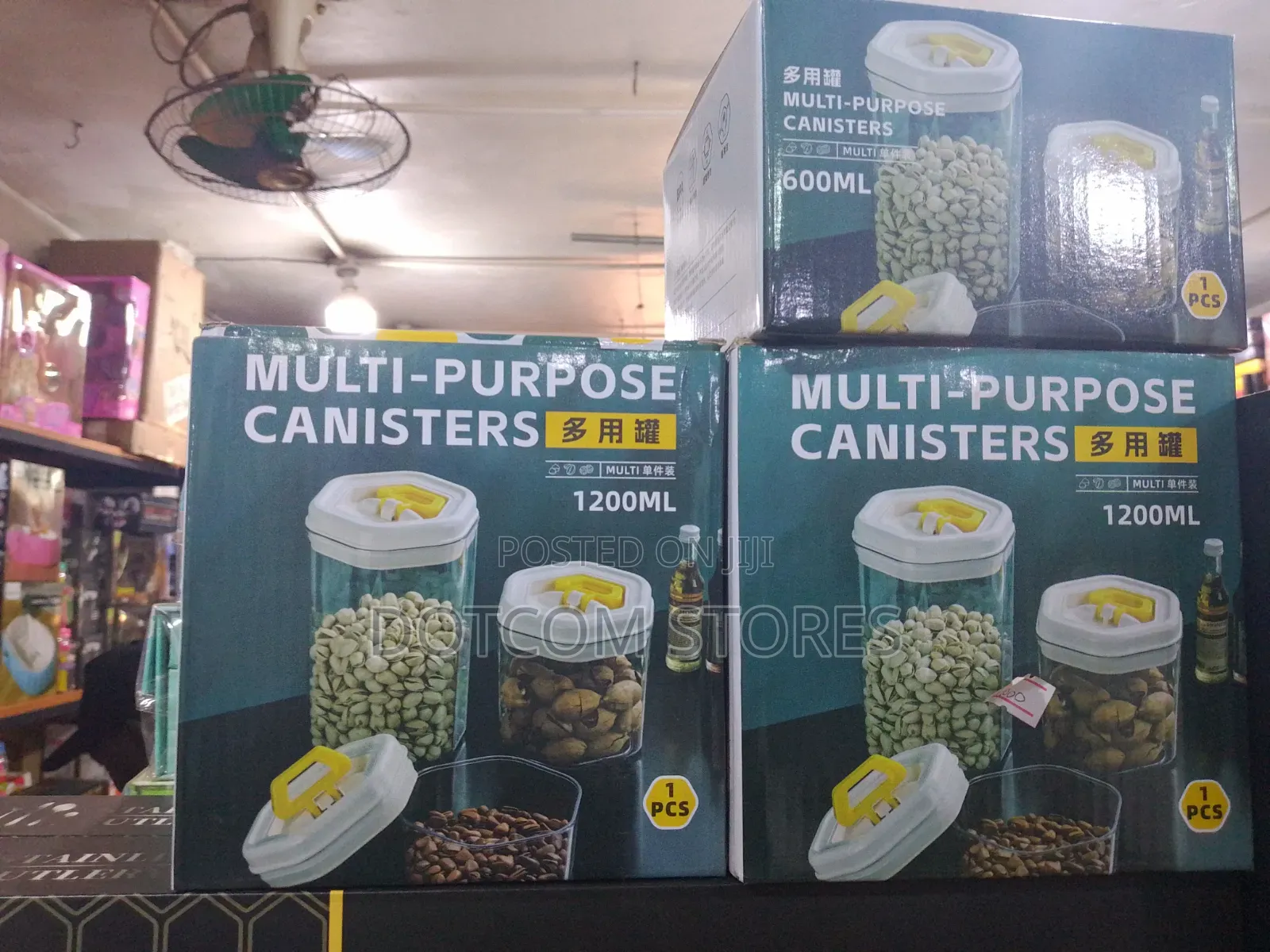 Purpose Clear Plastic Storage Canisters