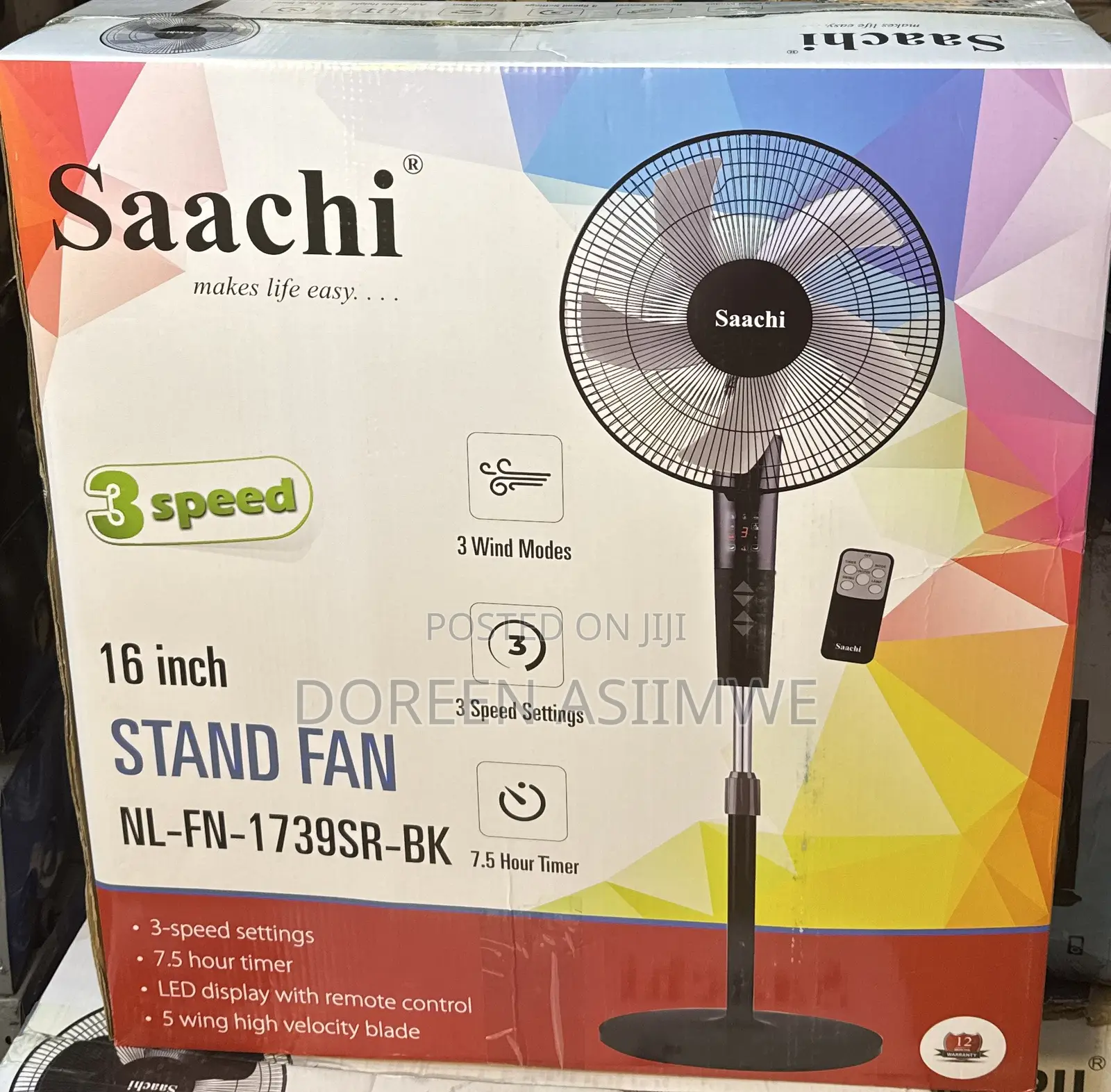 Stand Fan Saachi