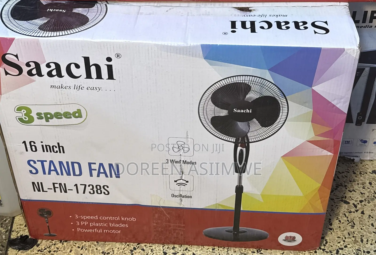 Stand Fan Saachi