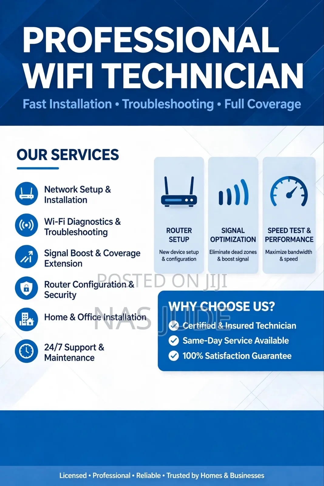 Wifi Hotspot Internet Technician