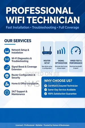 Wifi Hotspot Internet Technician