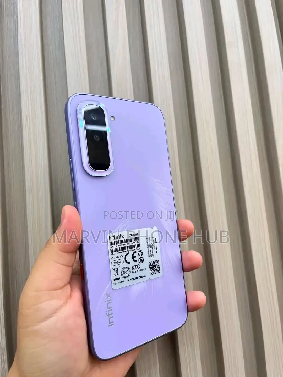 New Infinix Hot 70 128 GB Purple