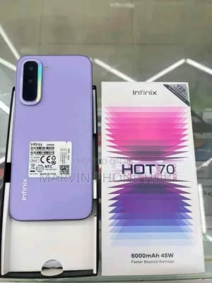 New Infinix Hot 70 128 GB Purple