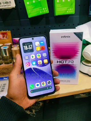 New Infinix Hot 70 128 GB Gray
