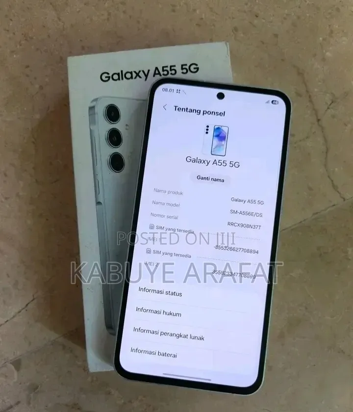 New Samsung Galaxy A55 256 GB White