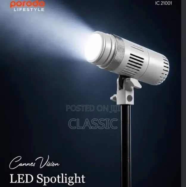 Porodo Lifestyle Cannes Vision Portable LED Photography Spotlight