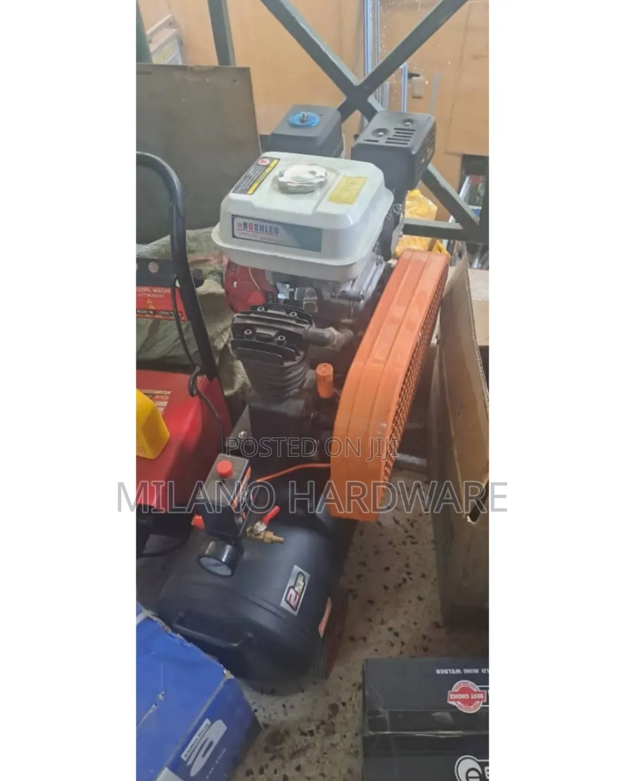 Portable 50-Litre Petrol-Powered Air Compressor