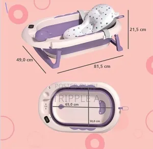Foldable Baby Bath Tub With Intelligent Temperature Sensor