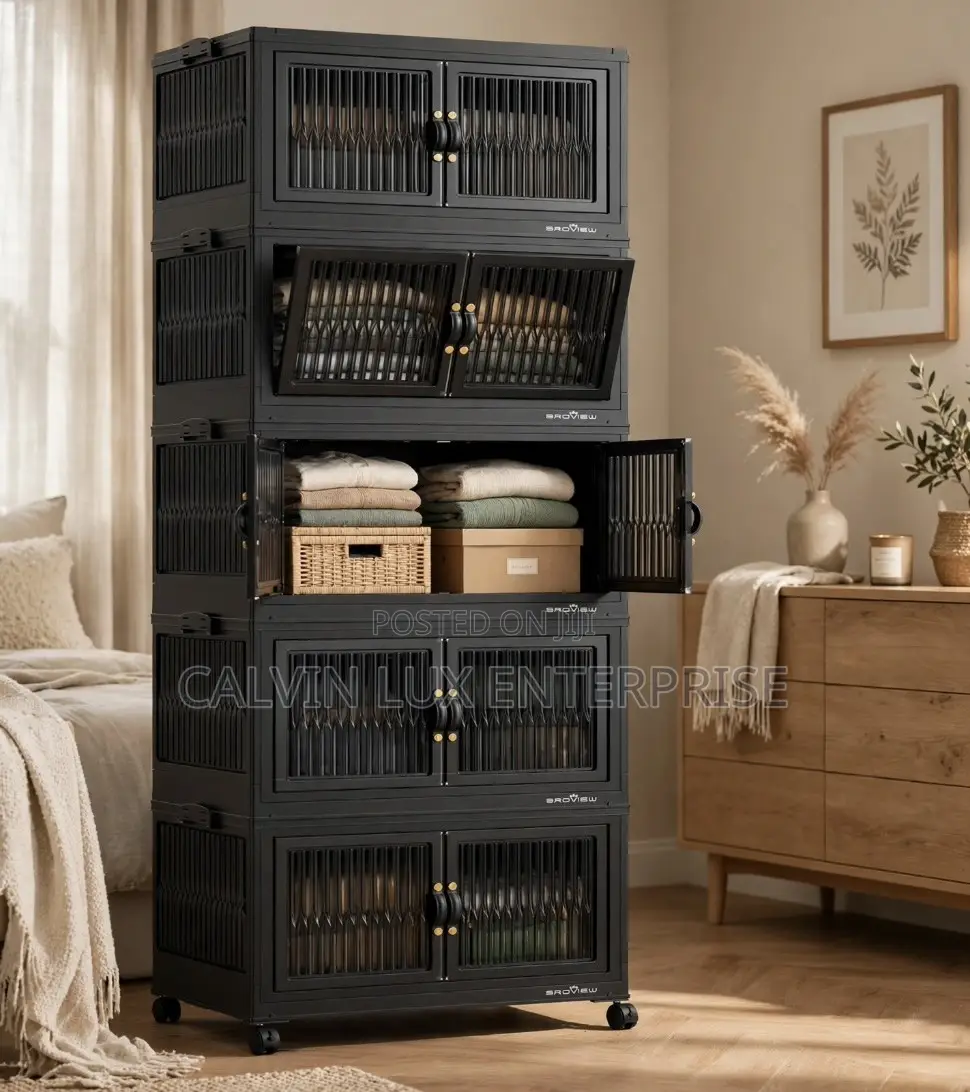 5 Tier Foldable Storage Cambinet