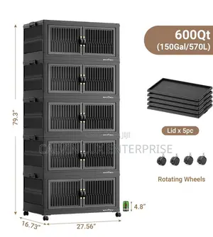5 Tier Foldable Storage Cambinet