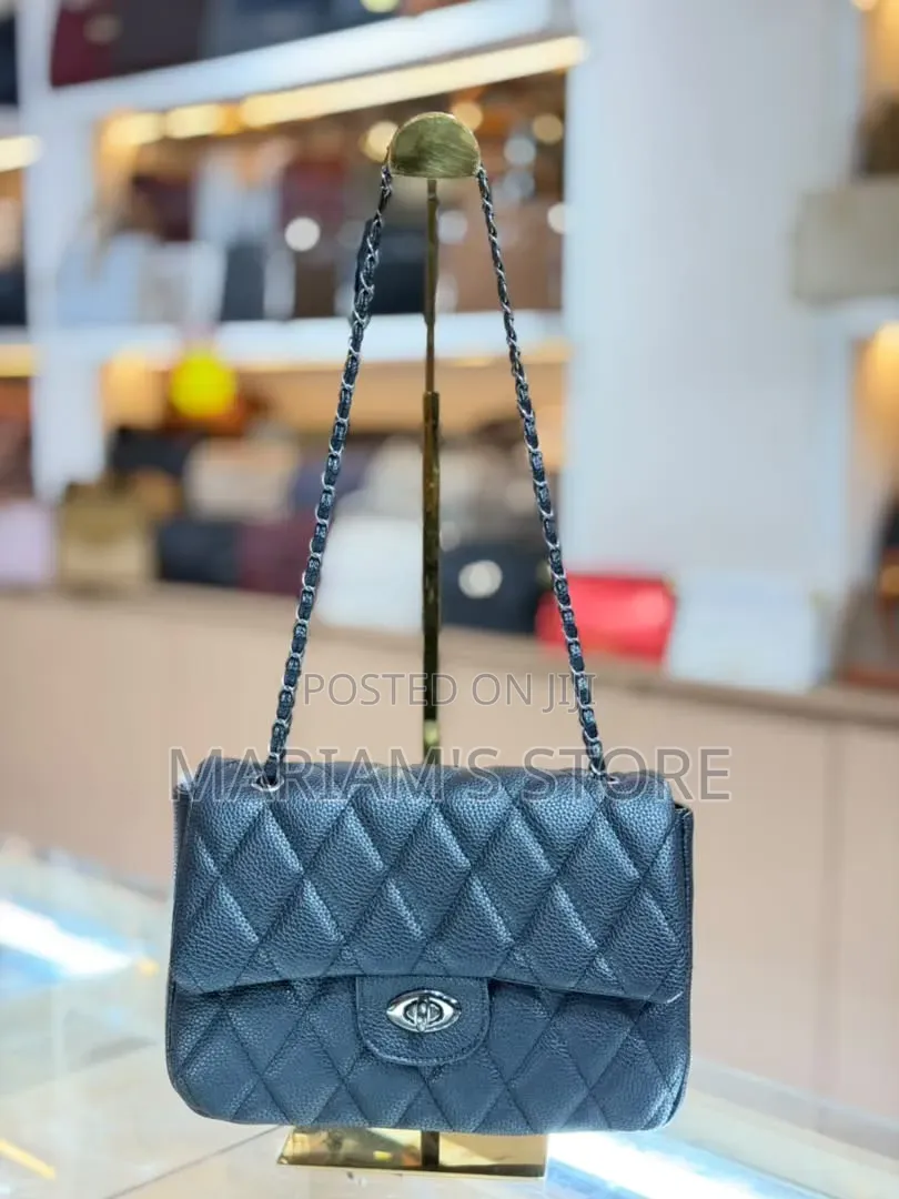 Quilted Leather Shoulder Bag Multi Colour