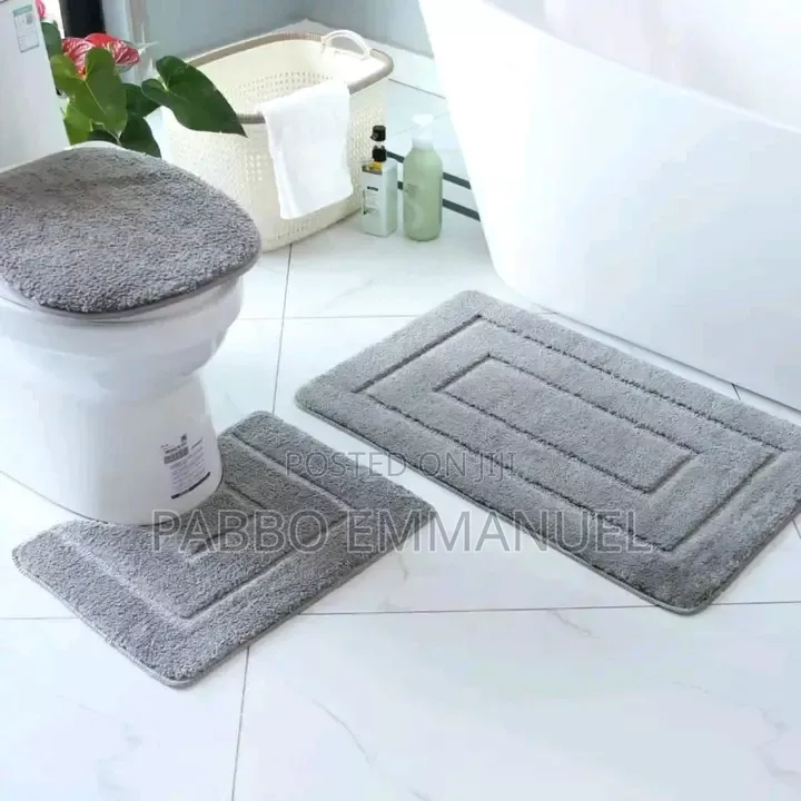 3pc Non Slip Toilet Mats