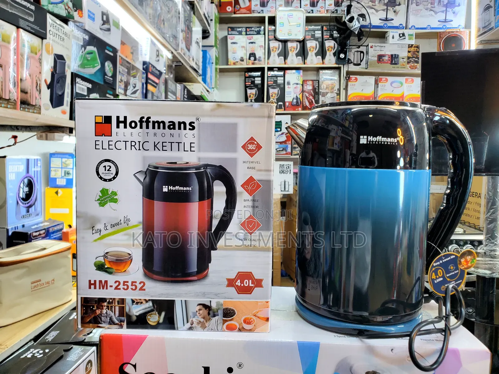 Hoffmans 4l Electric Kettle for Boiling Water