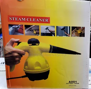 Yellow and Black Handheld Portable High-Pressure Steam Cleaner_ Bedbug