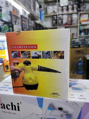 Yellow and Black Handheld Portable High-Pressure Steam Cleaner_ Bedbug
