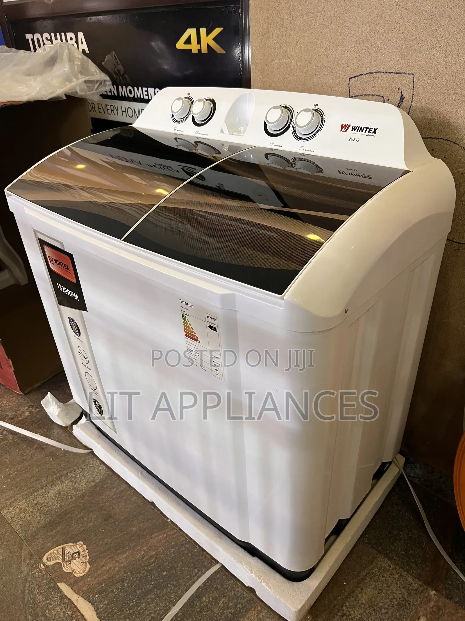 Wintex 20kg Washing Machine From Japan,2years Warranty ,Twin Tub.