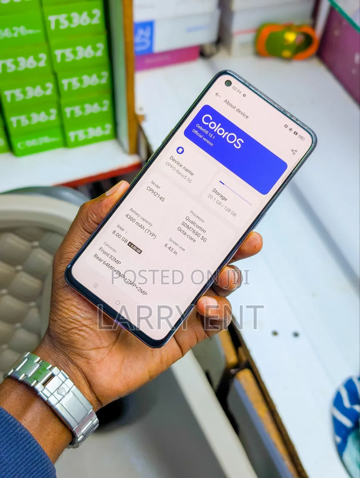 Oppo Reno5 5G 128 GB Blue