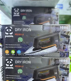 Panda PD301-1 Dry Iron Box - 1000W Non-Stick Flat Iron