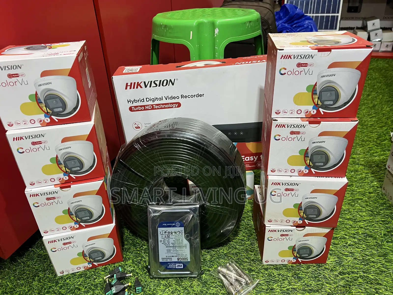 All-in-One Hikvision 8-Channel ColorVu Fisheye Surveillance Kit