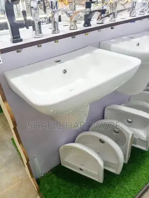Basin With Short Pad Complete With Accessories Square Frencia