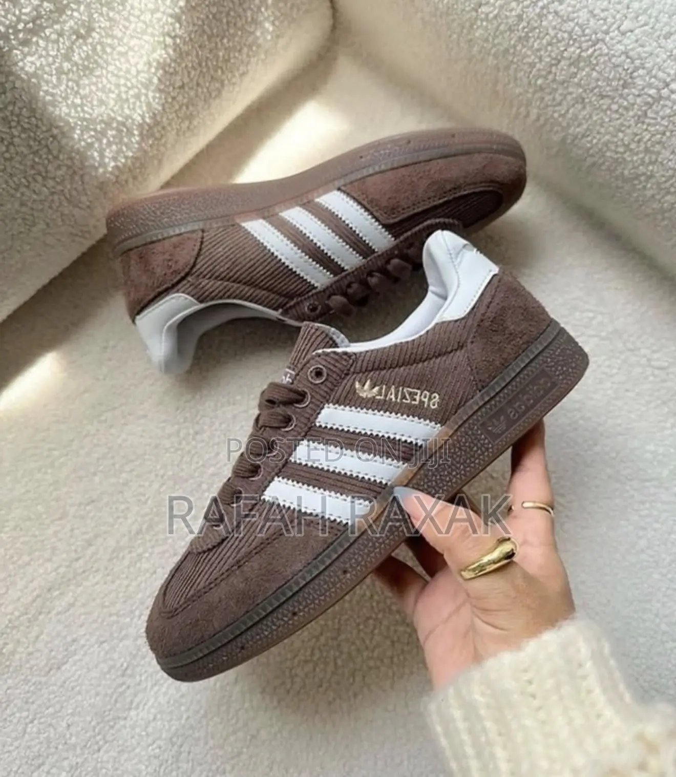 Classic Unisex Adidas Handball Spezial Brown Sneakers