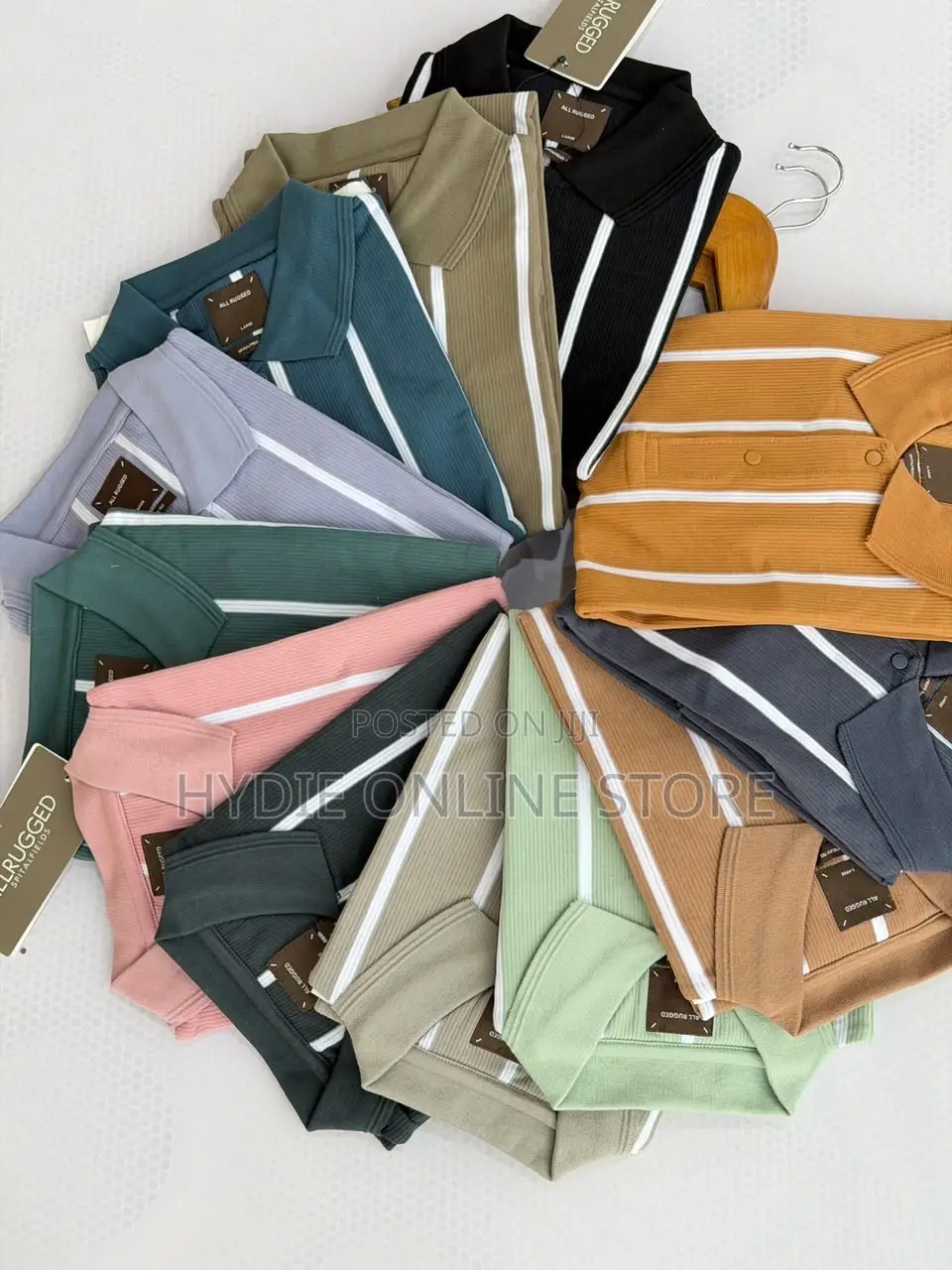 Classic Button Strip Tshirts