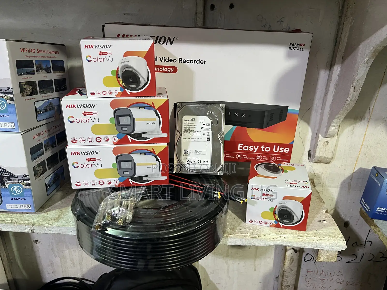 Elite 4Ch Hikvision ColorVu Fisheye and Bullet Eye Full-Cover System