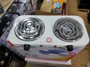 Portable Double-Burner Electric Coil Hot Plate