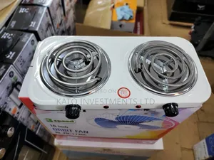 Portable Double-Burner Electric Coil Hot Plate