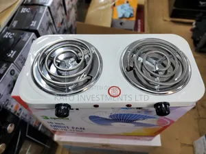 Portable Double-Burner Electric Coil Hot Plate