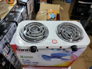 Portable Double-Burner Electric Coil Hot Plate