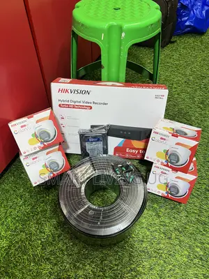 Sharp 4-Channel Hikvision ColorVu Fisheye Camera Package