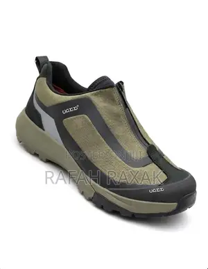 Original Men’s Green Ecco Zipper Waterproof Casual Sneakers