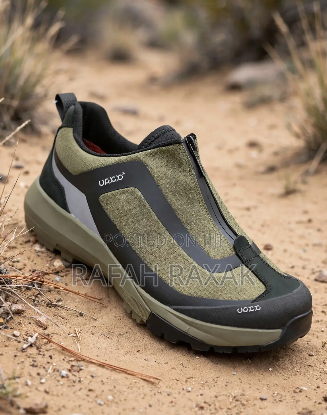 Original Men’s Green Ecco Zipper Waterproof Casual Sneakers