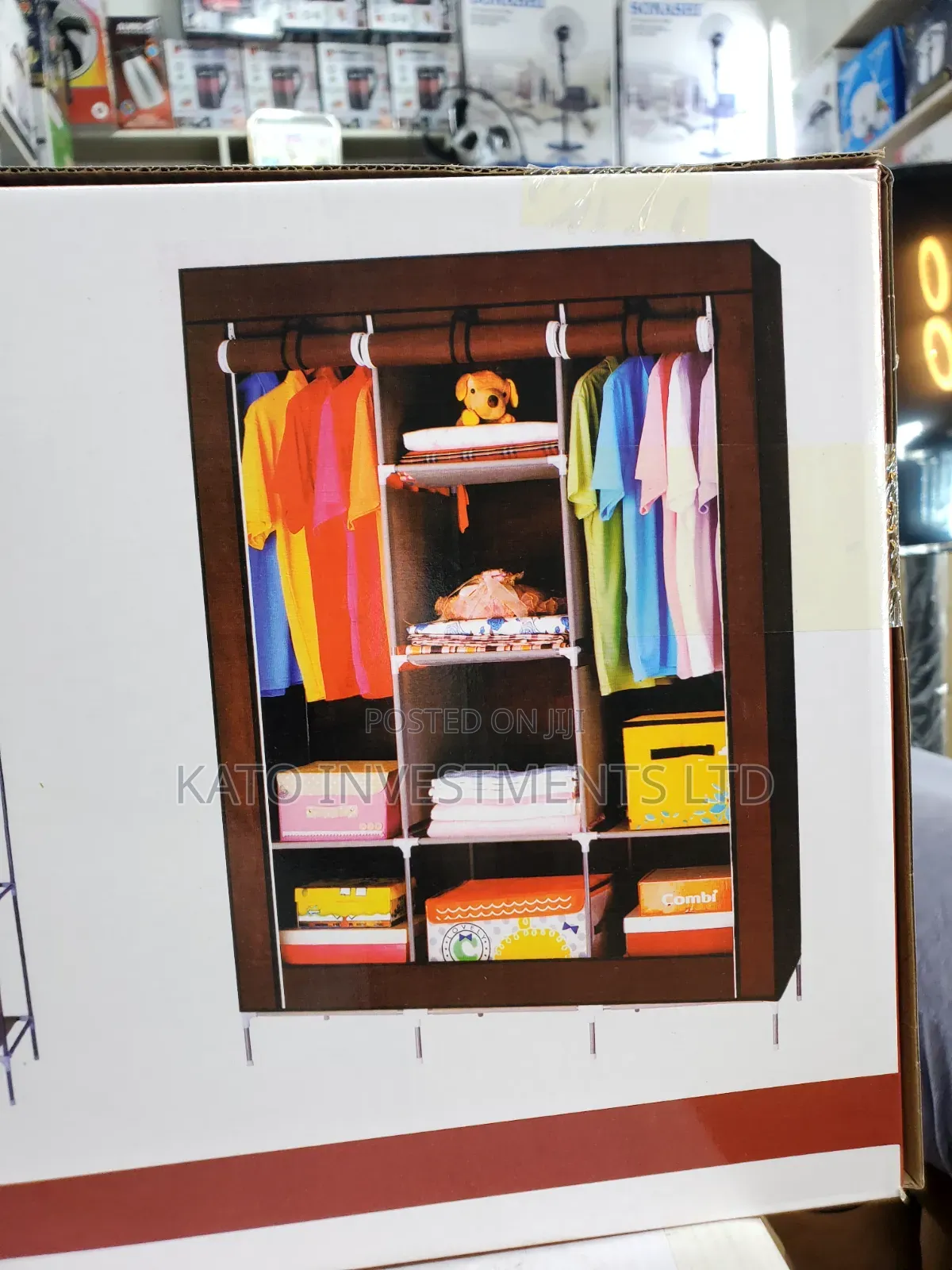 Portable Storage Wardrobe, Model 88130, Measuring 130 X 45 X 175 Cm.