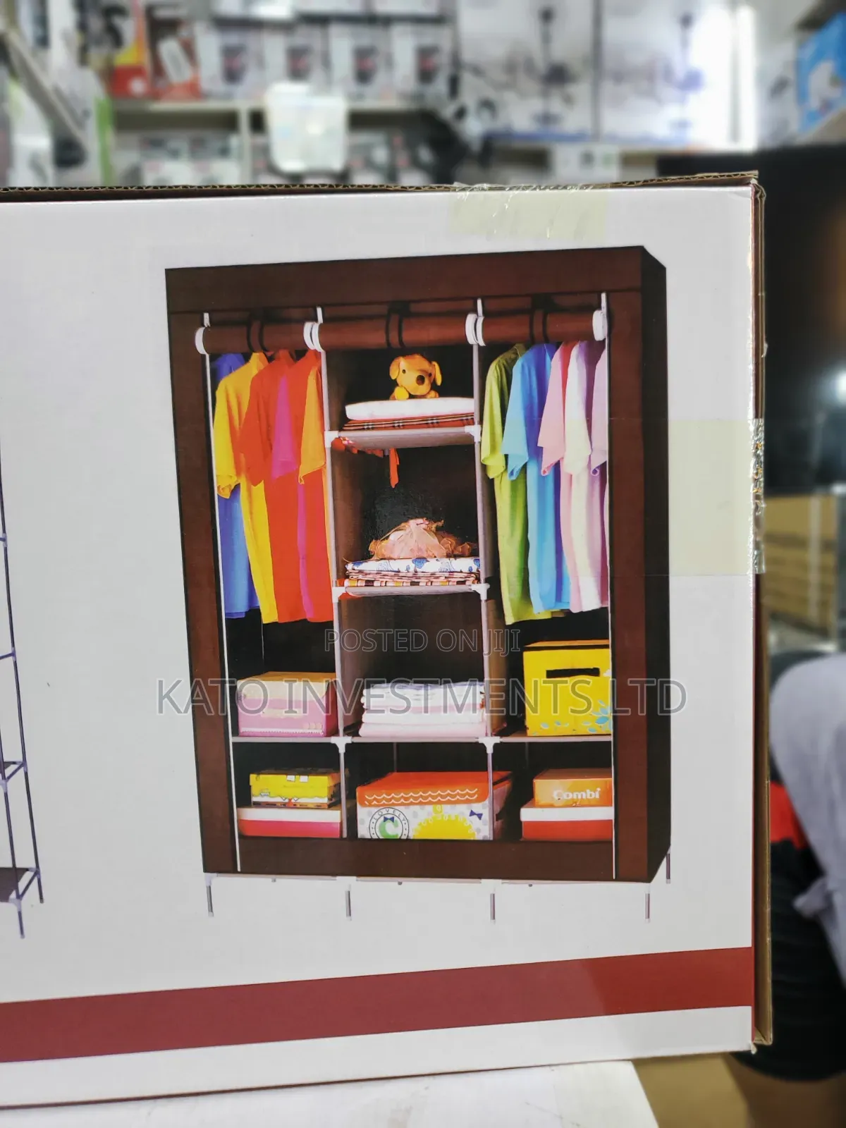 Portable Storage Wardrobe, Model 88130, Measuring 130 X 45 X 175 Cm.