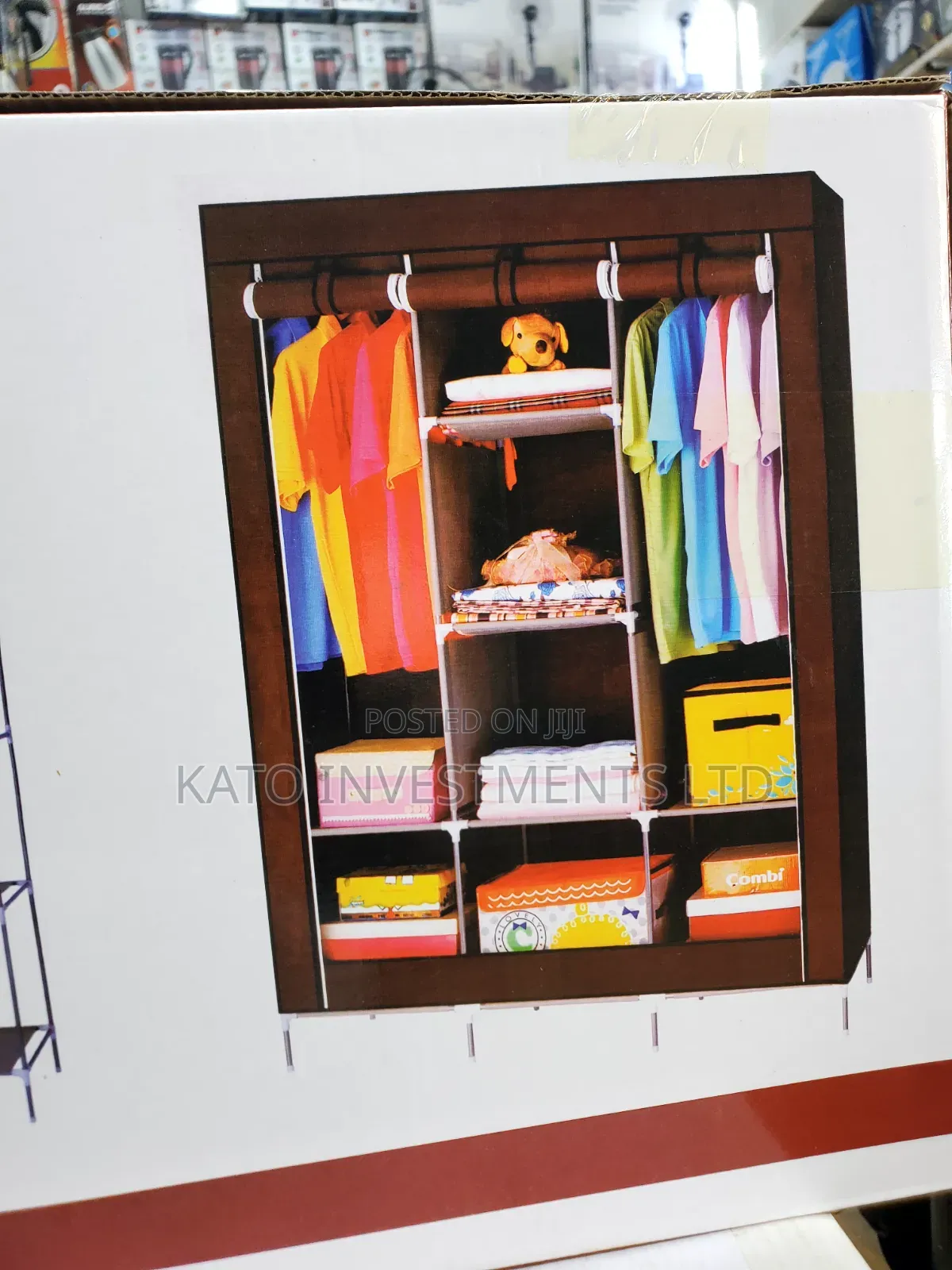 Portable Storage Wardrobe, Model 88130, Measuring 130 X 45 X 175 Cm.