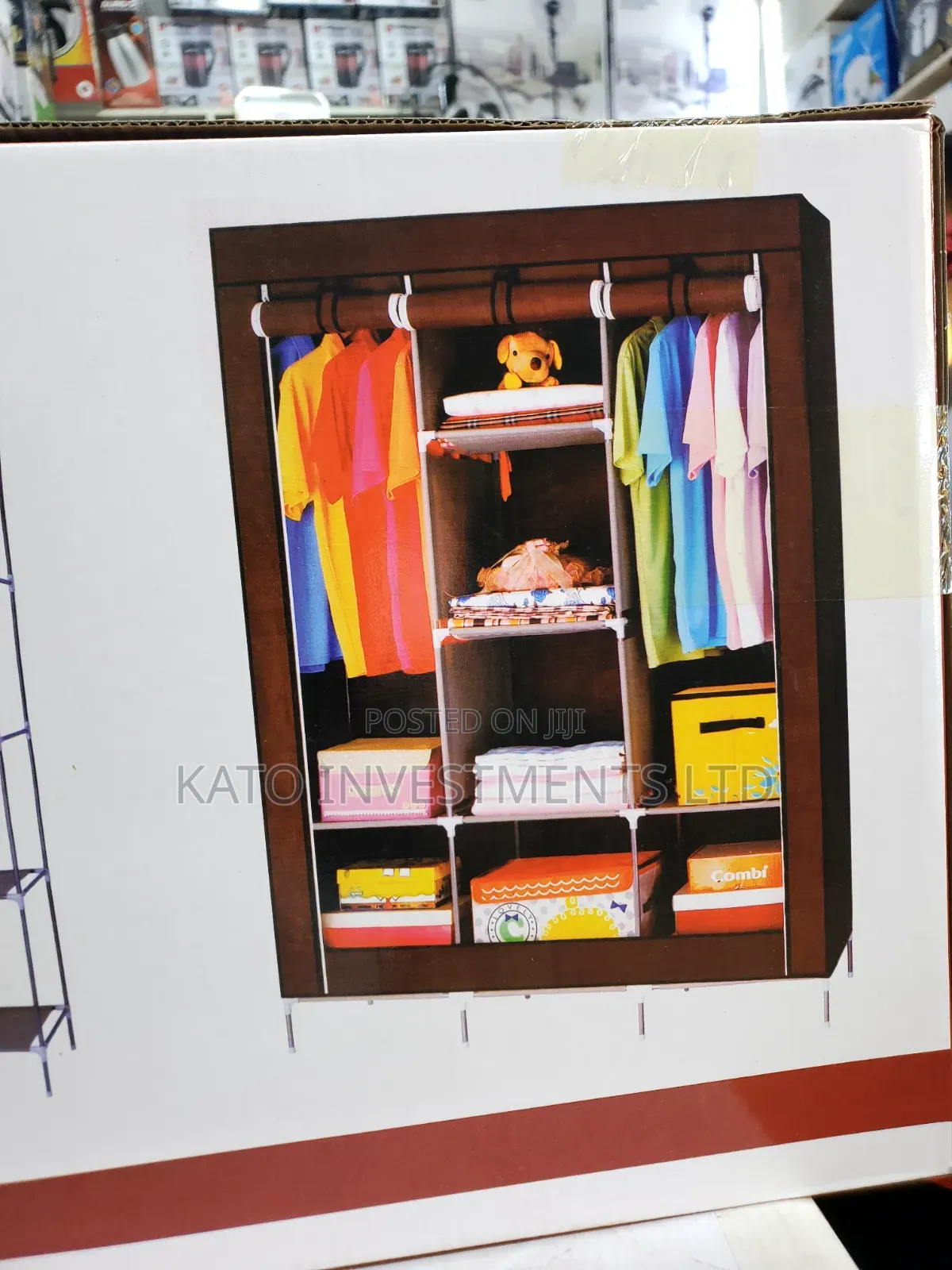 Portable Storage Wardrobe, Model 88130, Measuring 130 X 45 X 175 Cm.