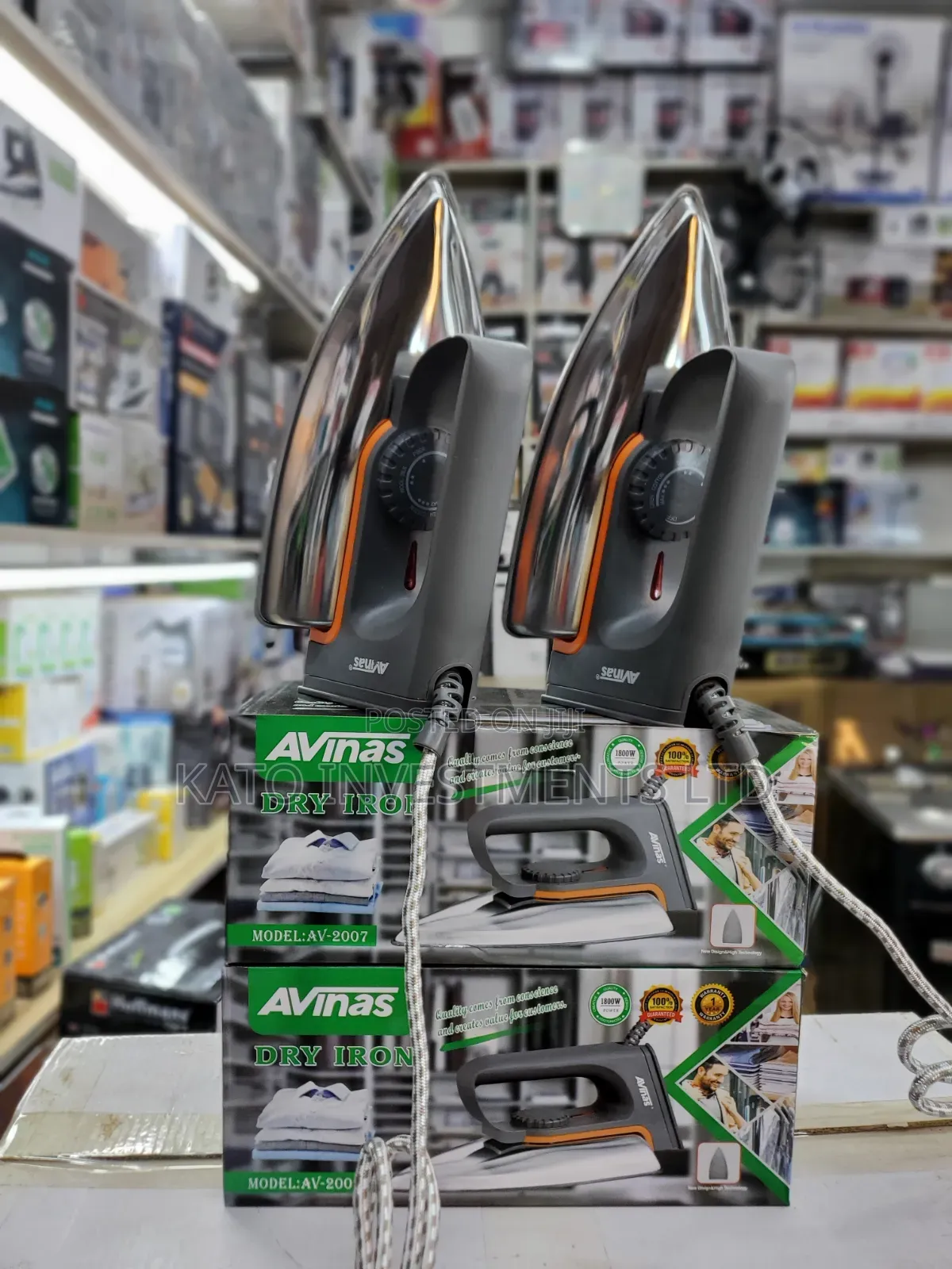 Avinas Electric Dry Iron (Model: AV-2007), an 1800W