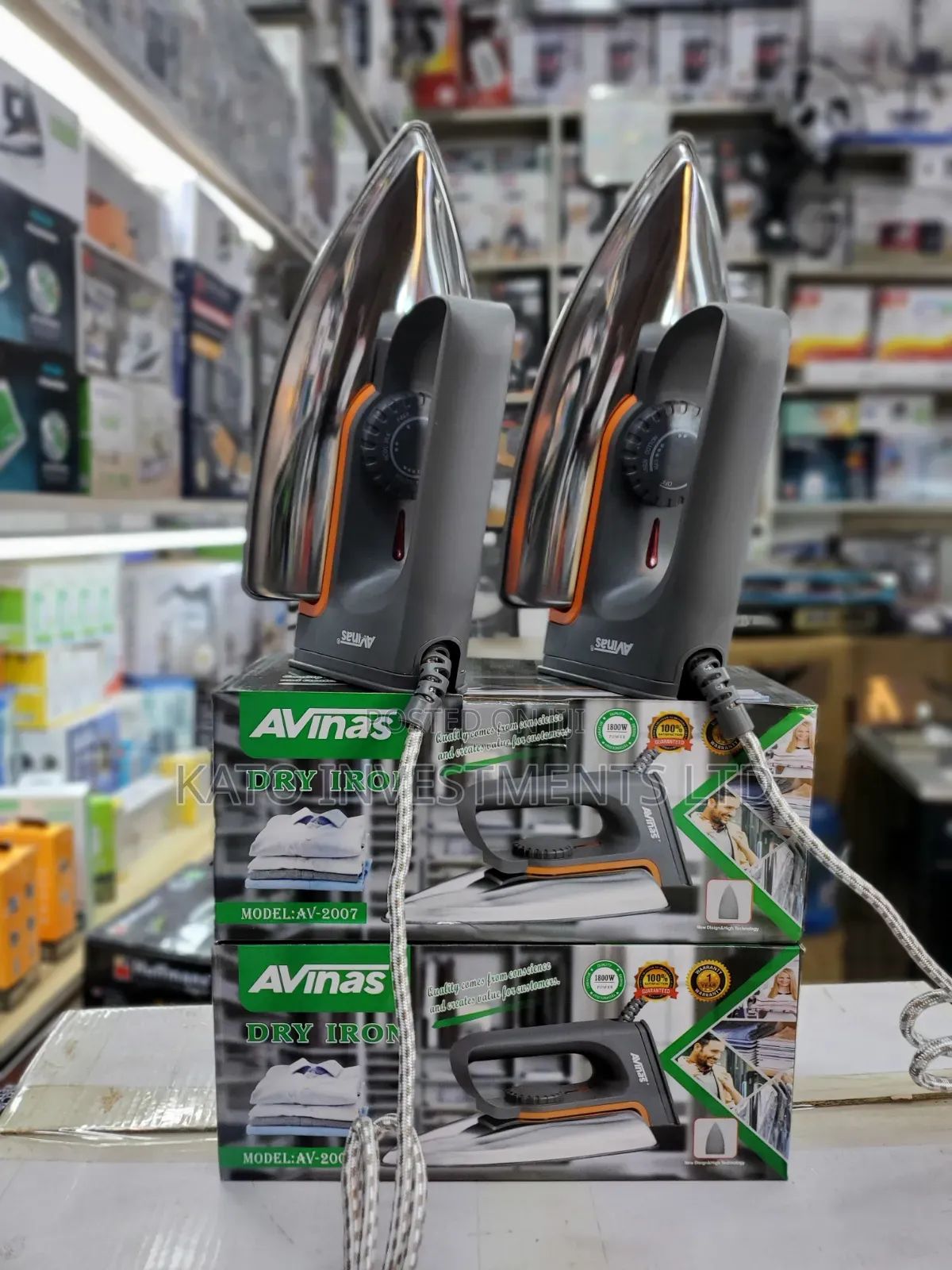Avinas Electric Dry Iron (Model: AV-2007), an 1800W